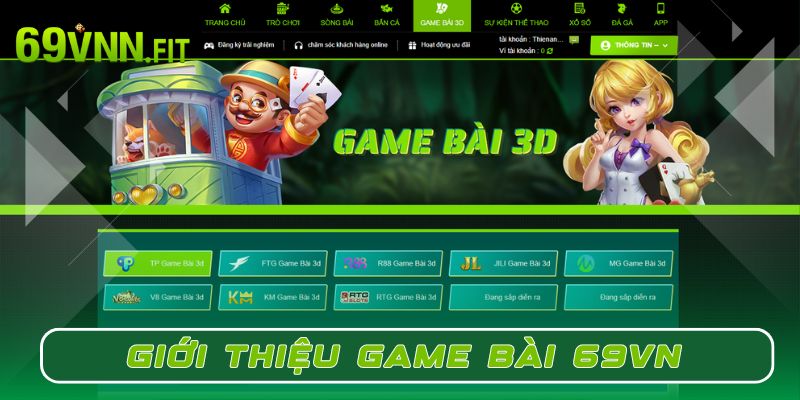 Game bài 69VN tạo nên không gian giải trí hấp dẫn